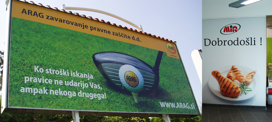 Digitalni tisk veliki mali formati folija cerada transparenti papir zaščita