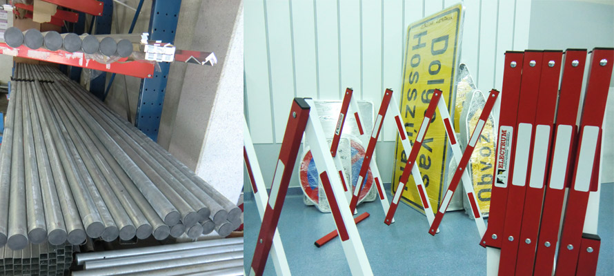 Oprema cest in gradbišč