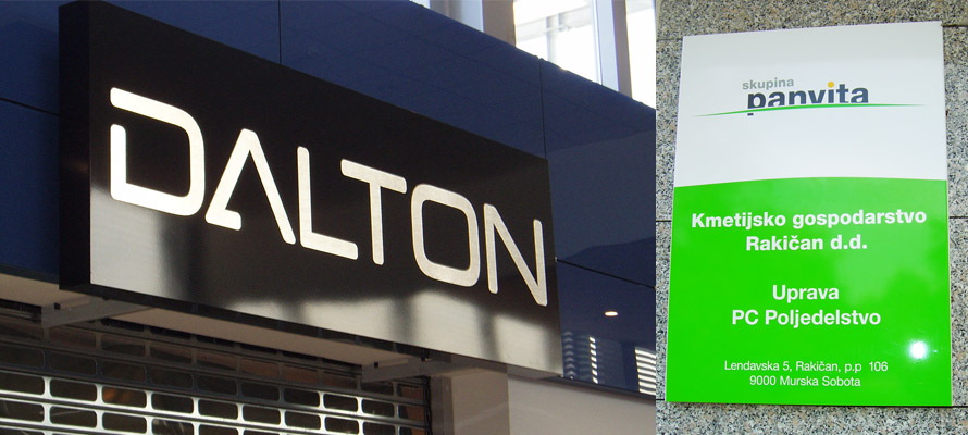 Reklamne table aluminij komatex forex pleksi