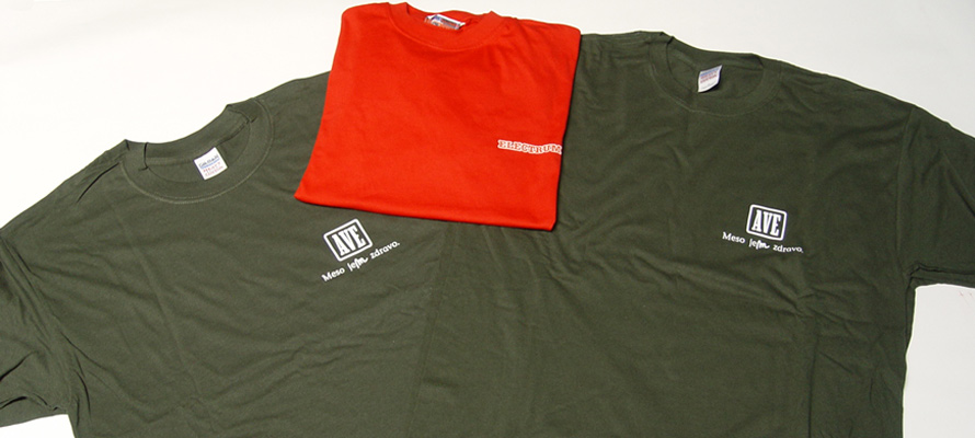 Termo tisk na majice ostali tekstil in PVC