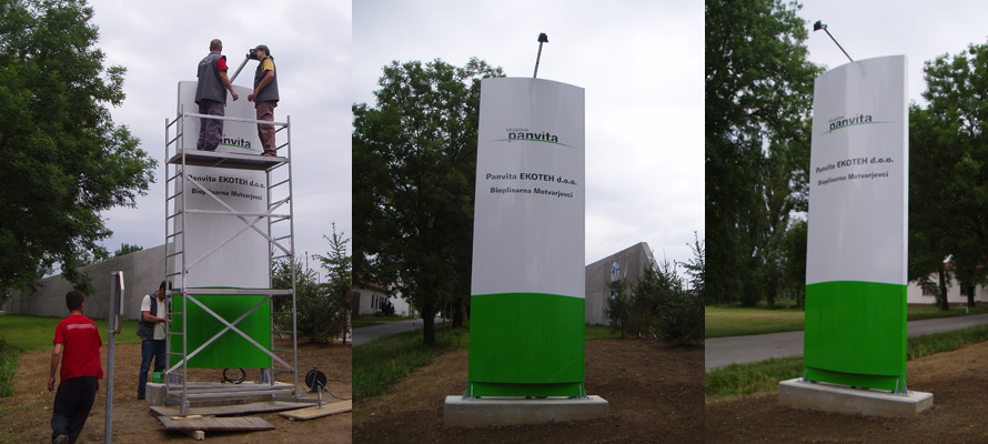 Reklamne table razlicnih velikosti