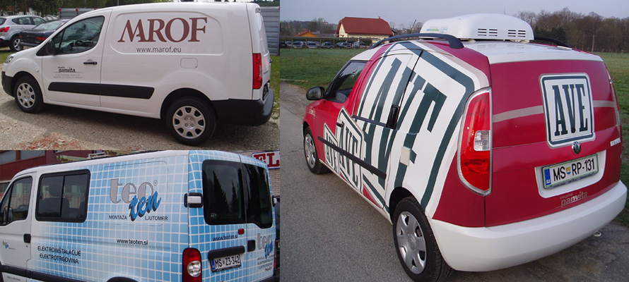 Lepljenje in graficna oprema vozil